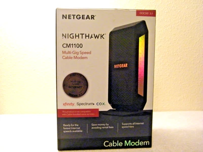 ****GENUINE NETGEAR WIRELESS DOCSIS 3.0 CABLE MODEM WITH AC ADAPTER (CM700)**** - Image 1 of 4