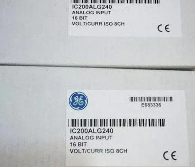 New In Box GE IC200ALG240 ANALOG INPUT 16BIT VOLT/CURR ISO 8CH - Image 1 of 3