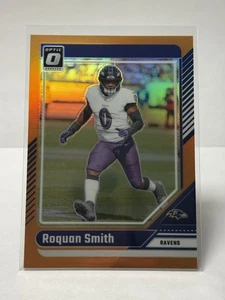 2024 Panini Donruss Optic - Roquan Smith #17 Orange Prizm /249 Baltimore Ravens - Picture 1 of 2