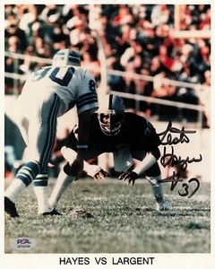 Lester Hayes Oakland Raiders signed Autogramm 8 x 10 Foto PSA DNA *59 - Bild 1 von 1
