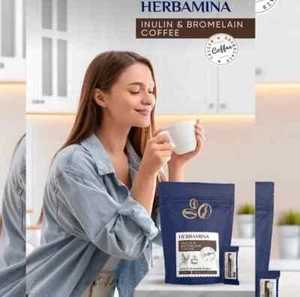 HERBAMINA KAFFEE KAFFEE mit INULIN und BROMELAIN - Bild 1 von 6