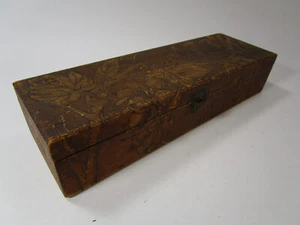 Vintage Wood Burned Pyrography Box w Cherry tree? 1909 - Picture 1 of 7