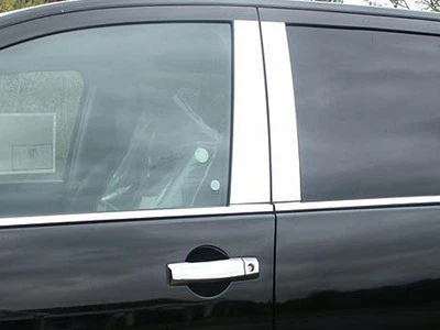 Postes de pilar de cromo inoxidable 4 piezas moldura de puerta Qaa para Nissan Armada 2005-2015 Foto 1 de 4