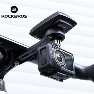 ROCKBROS Bike Speedometer Holder Road Bike Mount Extension Bicycle Light Bracket - Picture 1 of 9