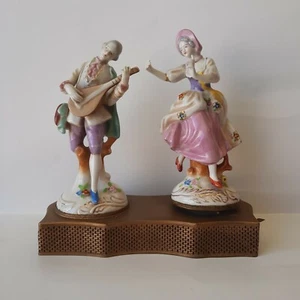 Estatuillas vintage con dije de melodía de Beck años 30 caja de música - Imagen 1 de 9
