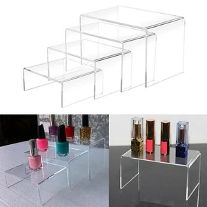 Acrylic Riser Display Shelf Collectibles Display Shelf for Jewelry Purse - Picture 1 of 6