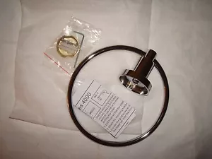 Dynasty Hardware DYN-4011-CM Manhattan 6-1/2" Diameter Towel Ring Chrome - Picture 1 of 2