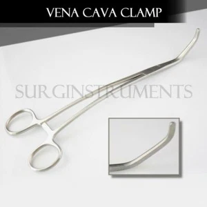 Satinsky Vena-Cava Clamp - Cardiovascular Forcep - Stainless German Grade FB605R - Picture 1 of 4