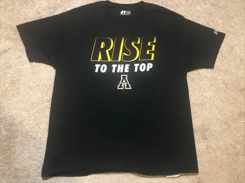 Appalachian State University Moutaineers RISE T-shirt Men’s Size XL Short Sleeve Cover