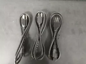 X3 C5 US 1m Power cable 3-Pin Cloverleaf /Mickey Mouse Mains Lead Power Cable - Picture 1 of 2