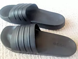 ADIDAS ADILETTE BLACK SLIDE COMFORT SANDALS SIZE M13 - Picture 1 of 8