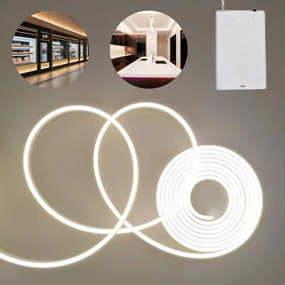 battery LED Neon Sign Strip Light Silicone Tube Light IP67 Waterproof tape Lamp - Image 1 of 4