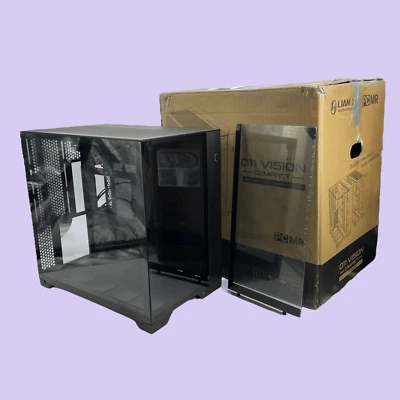 Estuche torre media Lian Li O11 Vision acero negro vidrio templado ATX O11VPX #BU6627 Foto 1 de 4
