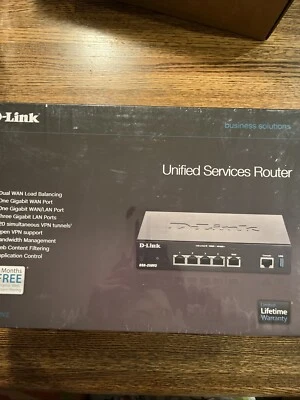 Router VPN de servicios unificados D-Link para pequeñas y medianas empresas DSR250V2 Foto 1 de 4