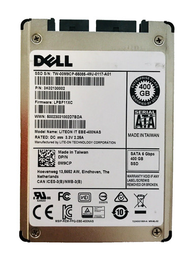 SSD IBM 400GB 1.8 Pouces 6G SATA 98Y4524 Pour DS8870 - Reconditionné