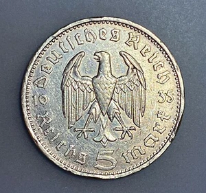 Germany - Third Reich 5 Reichsmark 1935 F KM# 86 VF - Picture 1 of 2