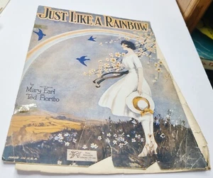 1921 Just Like a Rainbow Noten von Mary Earl und Ted Floribo - Bild 1 von 3