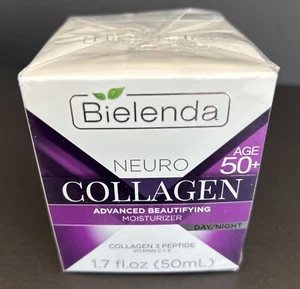 Bielenda Neuro Collagen AGE 50+ AVANCED BEAUTIFYING Moisturizer  Day/Night 2027 - Picture 1 of 5