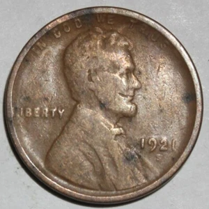 1921-S 1C BN Lincoln centesimo 7246 - Foto 1 di 2