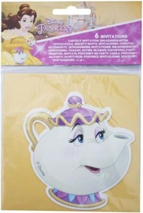 Disney Die Schöne und das Biest Partyeinladungen Einladungen & Umschläge Menge wählbar - Bild 1 von 1