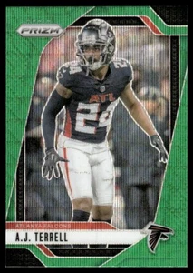 2024 Prizm GREEN WAVE PRIZM A.J. Terrell #15 FALCONS - Picture 1 of 2