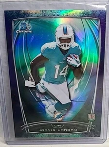2014 Bowman Chrome Jarvis Landry #164 Rookie RC blu rifrattore seriale /99 - Foto 1 di 3