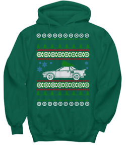 Toyota MR2 1988 Ugly christmas sweater - Hoodie