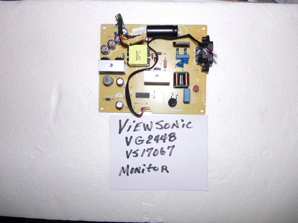 VIEWSONIC 24" VG2448 MONITOR POWER BOARD  L7232-1 / 748.A2H02.0011 - Image 1 of 4