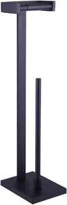 Bathroom Free Standing Toilet Paper Holder Toilet Roll Holder for Bath SUS 304 S - Picture 1 of 8