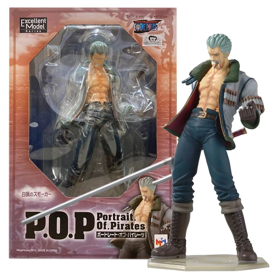 MegaHouse P.O.P Portrait Of Pirates ONE PIECE NEO-7 Smoker Figure Japan New - Image 1 of 4