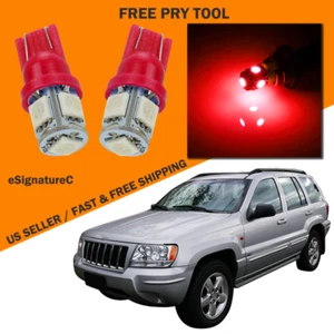 18 x Red LED Interior Light Package For 1999 - 2004 Jeep Grand Cherokee + TOOL - Bild 1 von 8