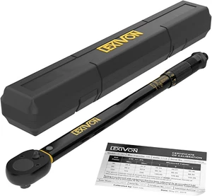 LEXIVON Torque Wrench 1/2-Inch Drive Click 10~150 Ft-Lb/13.6~203.5 Nm (LX-183) - Picture 1 of 12