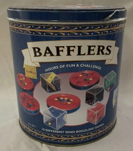 Rompecabezas y juguetes vintage de lata 10 juegos alucinantes diferentes (1999) de Bafflers - Imagen 1 de 12