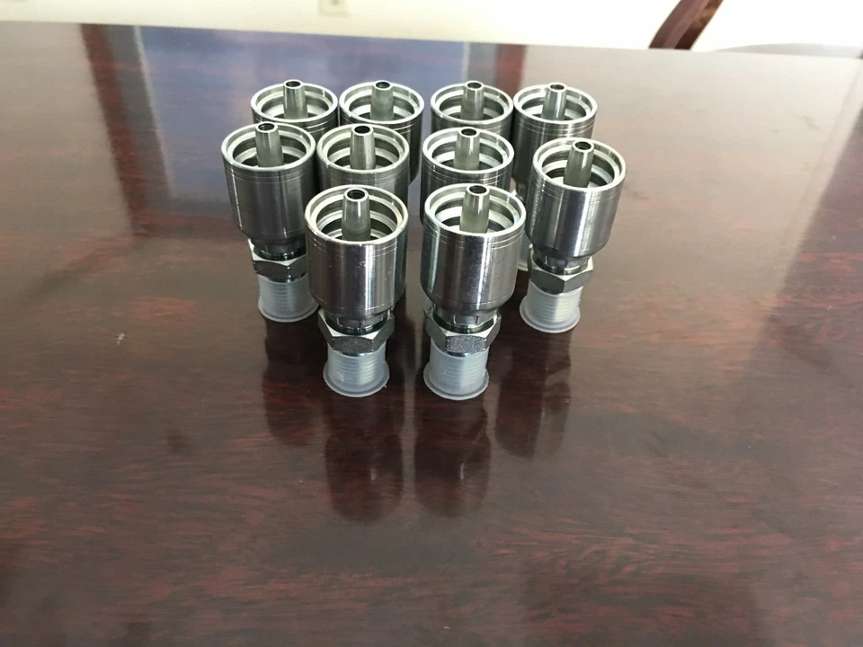 GATOR (10 Pack) MP-6-6 Hydraulic Hose Crimp Fittings 3/8" Hose x 3/8" MP 10143-6-6