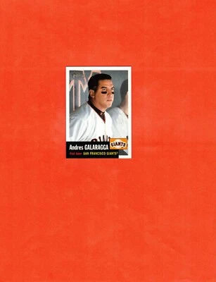 2002 Topps Heritage #81 Andres Galarraga! San Francisco Giants! - Image 1 of 2