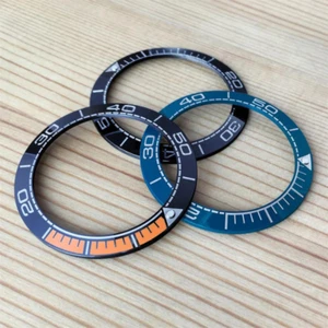 Reloj de cerámica inserto de bisel se adapta a Omega Seamaster Planet Ocean 600M 43,5 mm - Imagen 1 de 15