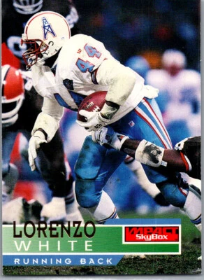 # 60 Lorenzo White Houston Oilers 1995 SkyBox Impact - Image 1 of 2