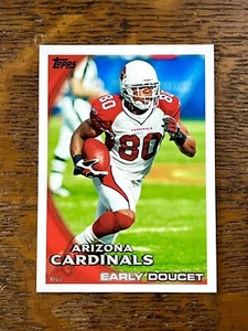 Early Doucet 2010 Topps Football RC #323 MINT Cardinals Legends Jersey LSU Jr SP - Picture 1 of 2