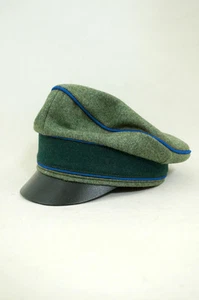 WWII German Heer Wool Transport Unit Crusher Visor Cap - Bild 1 von 1