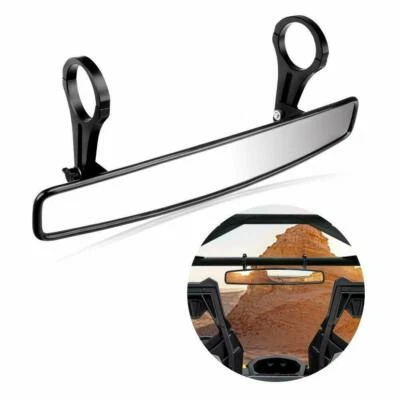 UTV 1.75" Rear View Center Convex Mirror For Polaris RZR 800 900 XP 1000 Yamaha - Image 1 of 4