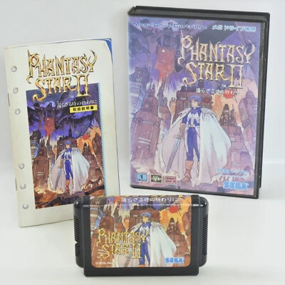 PHANTASY STAR II 2 Kaerazaru Toki Owarini Mega Drive Sega d187 md - Image 1 of 4