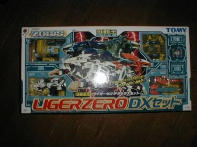Tomy ZOIDS KZ-01DX LIGER ZERO DX Deluxe Set Schneider Jager Panzer Unit used - Image 1 of 3