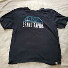 Carhartt Grand Rapids kurzärmeliges T-Shirt blau Brücke Herren Soze XL entspannte Passform