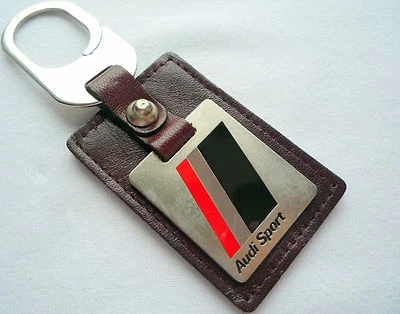 Audi Quattro Classic Line Sport Car Accessory Motorsport Racing Key Chain Ring - Image 1 of 4