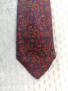 LES COPAINS 100% SILK SETA TIE CRAVATTA NECKTIE MADE IN ITALY (A1368) - Picture 1 of 5