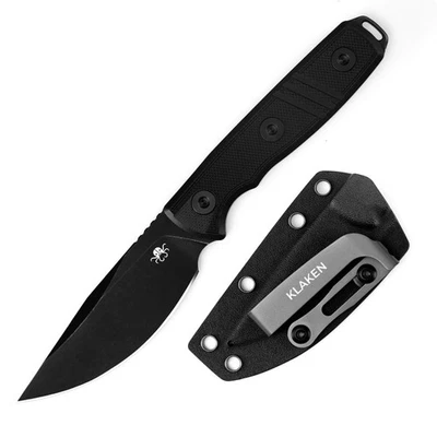 Cuchillo de hoja fija KLAKEN Z069 Apex, hoja 14C28N con mango G10 EDC para exteriores Foto 1 de 4