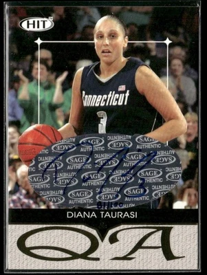 2004 SAGE Collectibles HIT QA Baloncesto Diana Taurasi Autógrafo/100 Foto 1 de 2