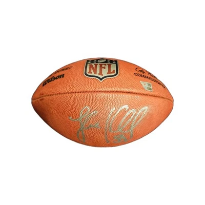 Fanatics Under Wraps Люк Куечли с автографом NFL Wilson Football THE DUKE - Изображение 1 из 4