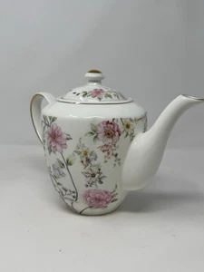 GRACE TEAWARE Cafetera de Porcelana Fina Tetera Shabby Chic Rosa Floral NUEVA EN MUY BUEN ESTADO - Imagen 1 de 15