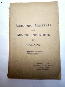 Economic Minerals And Mining Industries Of Canada -Canadian Exhibition 1914 Maps - Picture 1 of 15